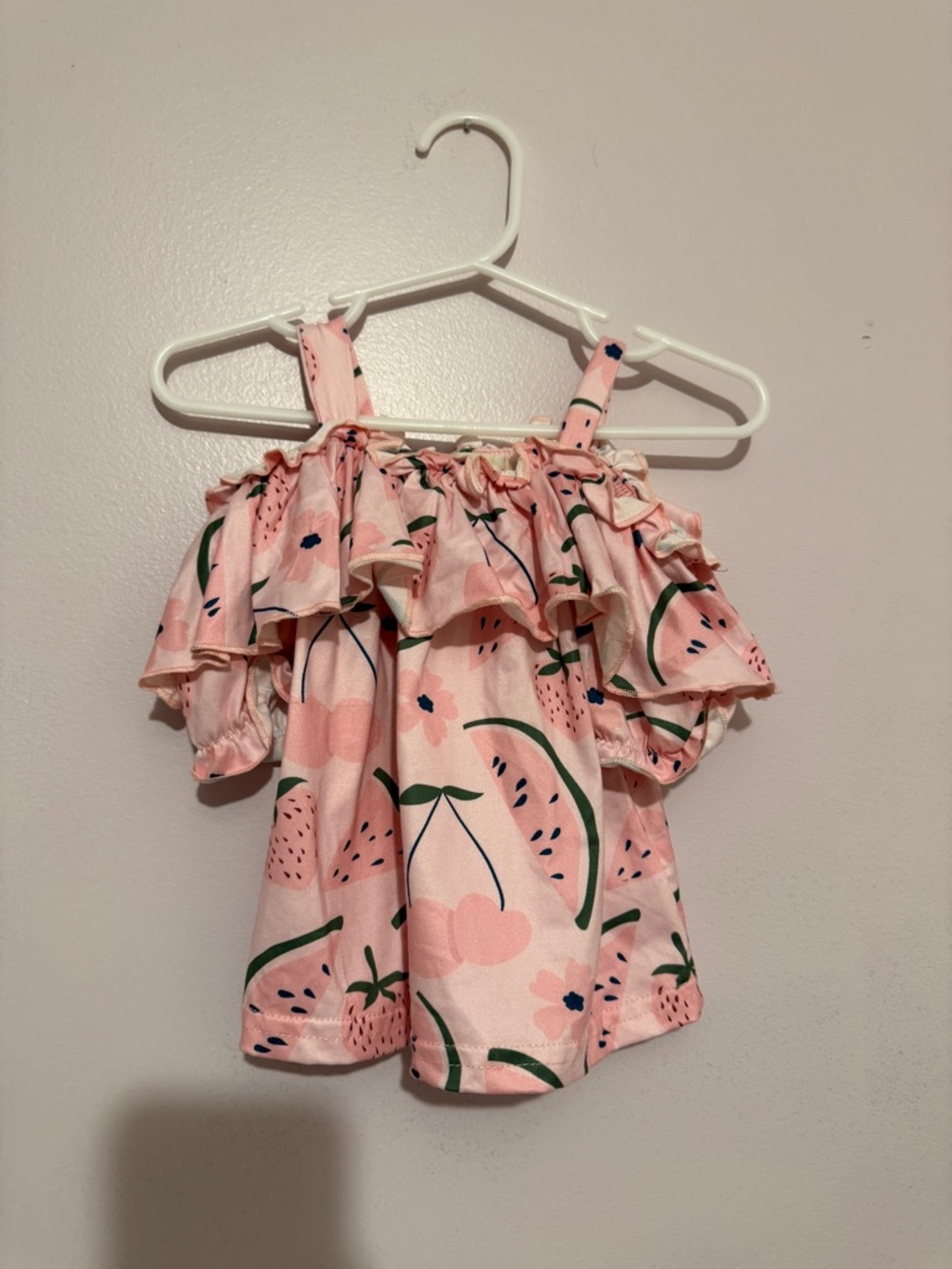Marie Nicole | Girls 2XS Strawberry Watermelon Top |  2T 3T